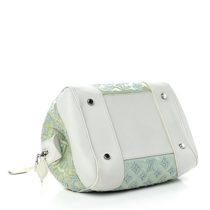 Louis Vuitton Monogram Bouclettes Speedy Round Mint 4 of 9