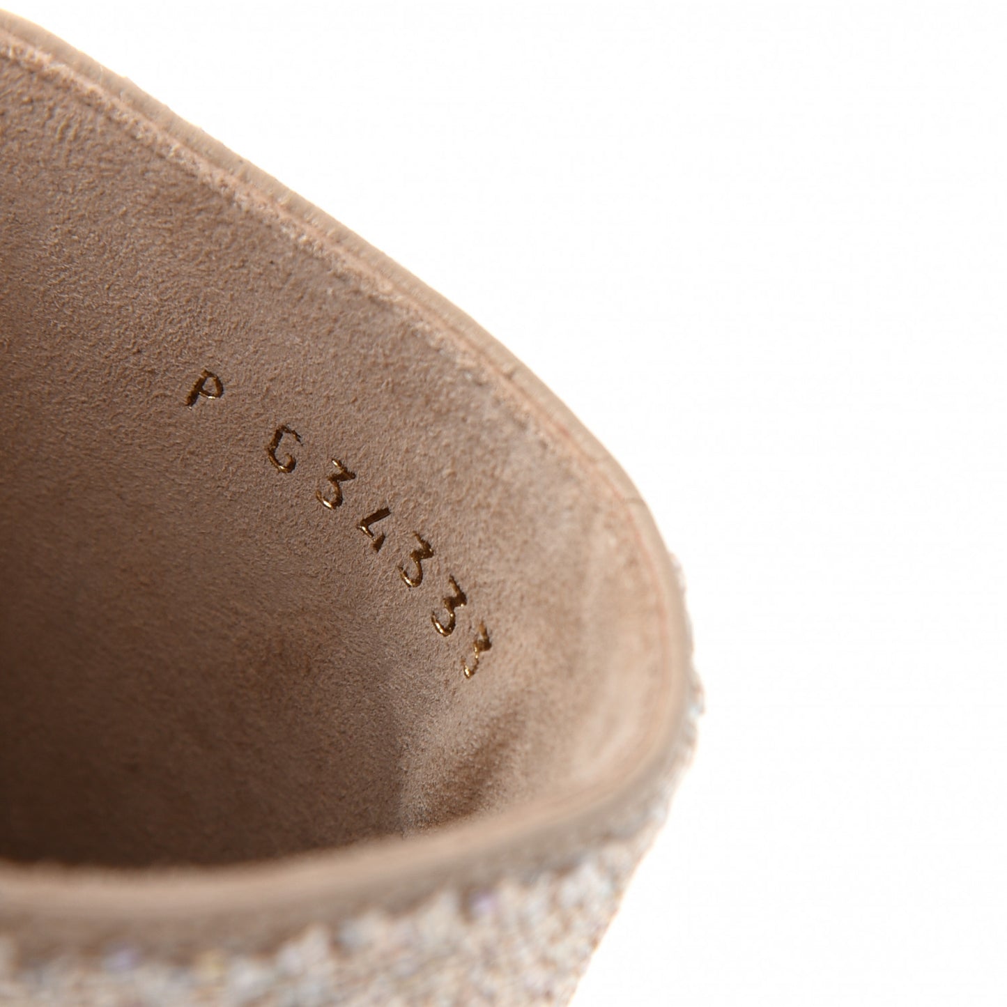 Pearl Embroidery CC Mules 35.5 Beige Black