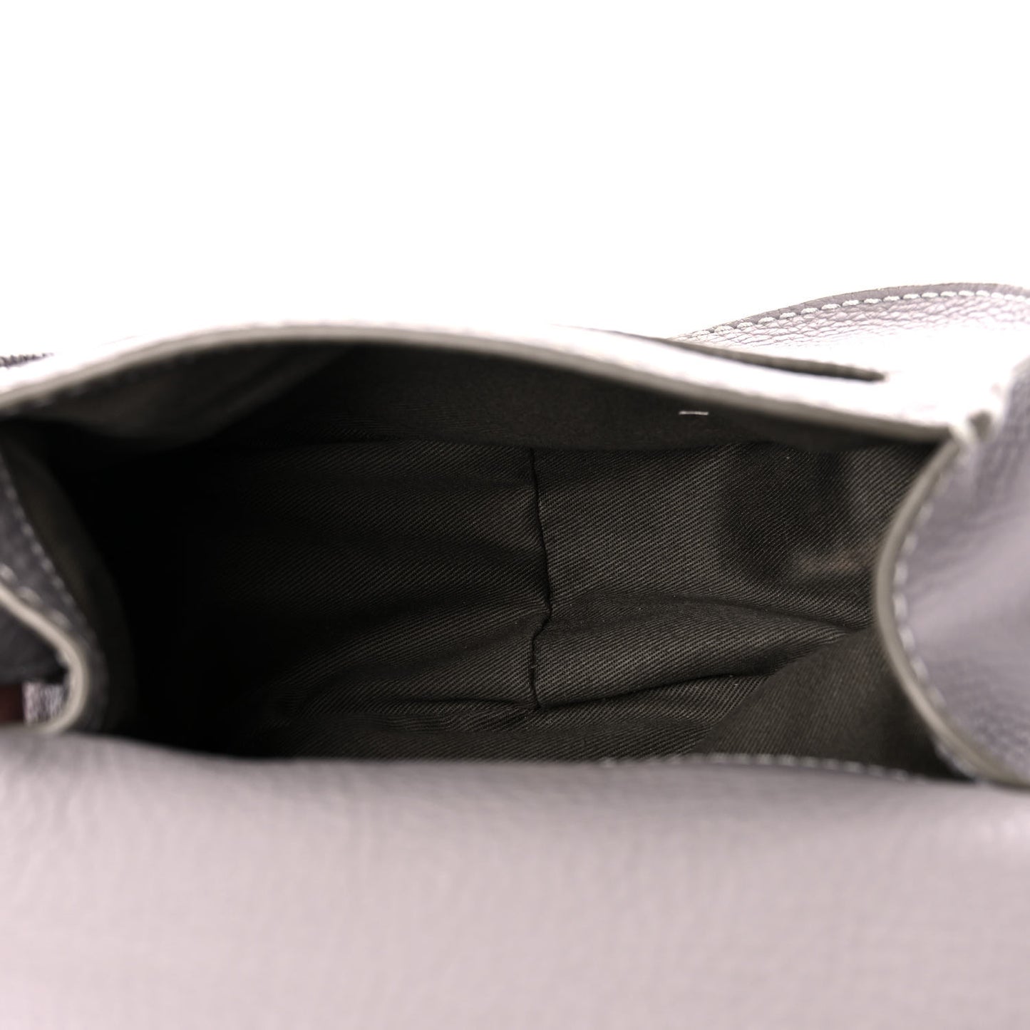 Calfskin Mini Marcie Round Crossbody Bag Cashmere Grey
