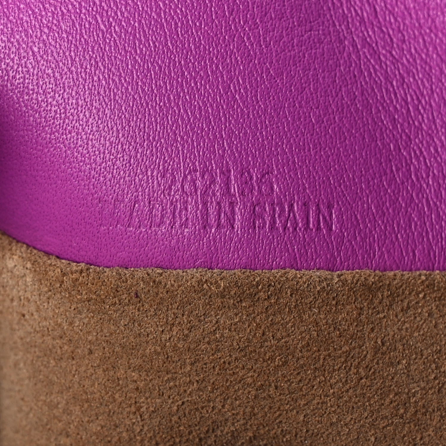 Loewe Nappa Flamenco Knot Clutch Bright Purple 7 of 10