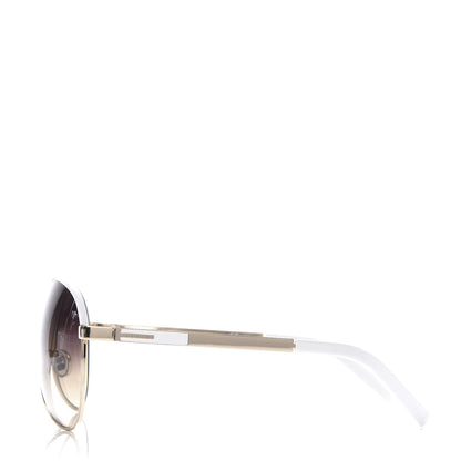 Gucci Aviator Sunglasses GG 1827/S White Gold 3 of 7