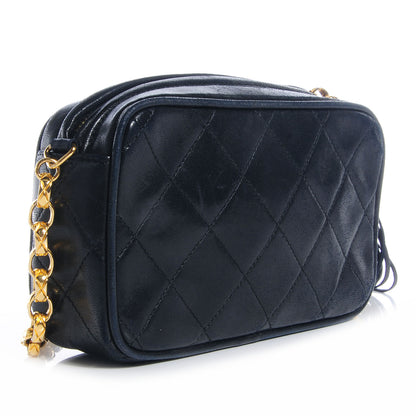 Chanel Lambskin Small Tassel Camera Case Black 2 of 8