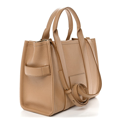 Marc Jacobs Grained Calfskin Medium The Tote Bag Camel 2 of 9