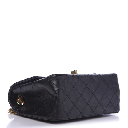 Chanel Aged Calfskin Quilted 2.55 Reissue Mini Flap Black 5 of 11