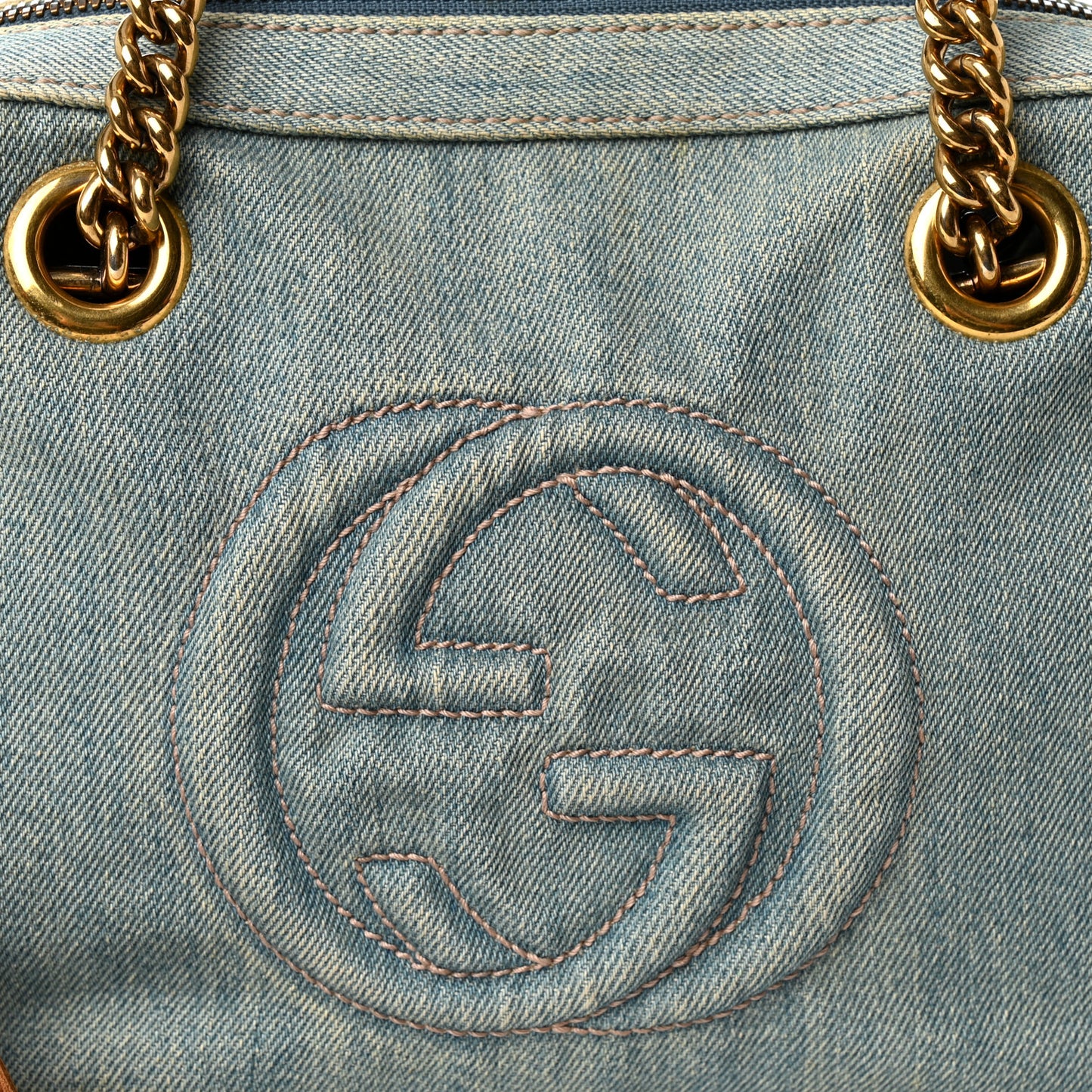 Denim Small Soho Bowler Blue