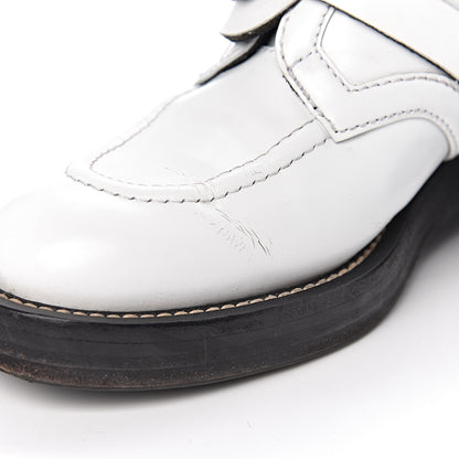 Balenciaga Brushed Calfskin Ceinture Ankle Boots 39 White 12 of 21