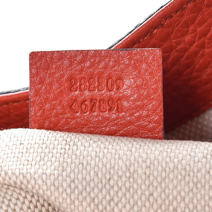 Gucci Pebbled Calfskin Medium Soho Shoulder Bag Sun Orange 7 of 7