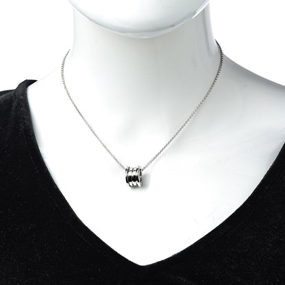 Bulgari 18K White Gold B.Zero1 Pendant Necklace 2 of 5