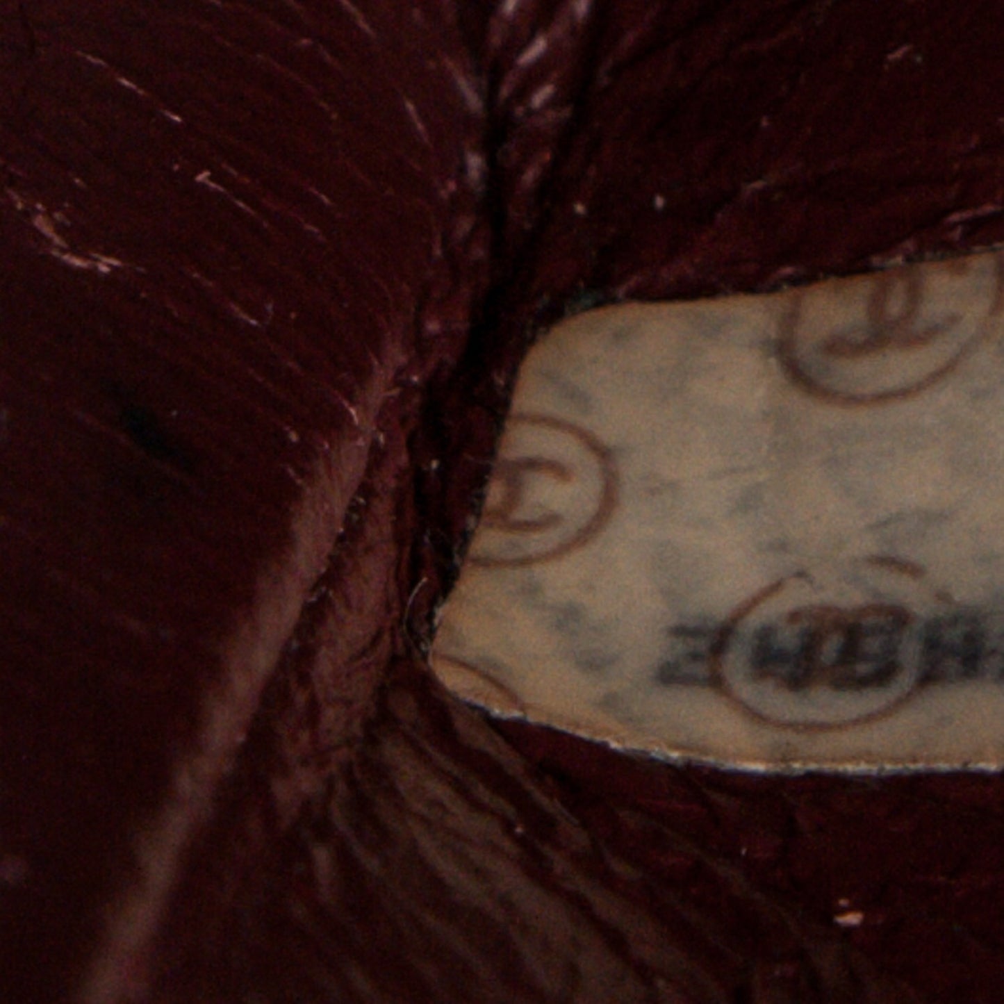 Lambskin Quilted CC Flap Shoulder Bag Dark Brown