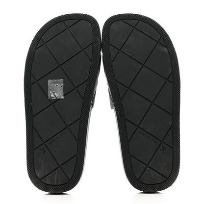 Bottega Veneta Rubber The Slider Sandals 36 Black 5 of 9