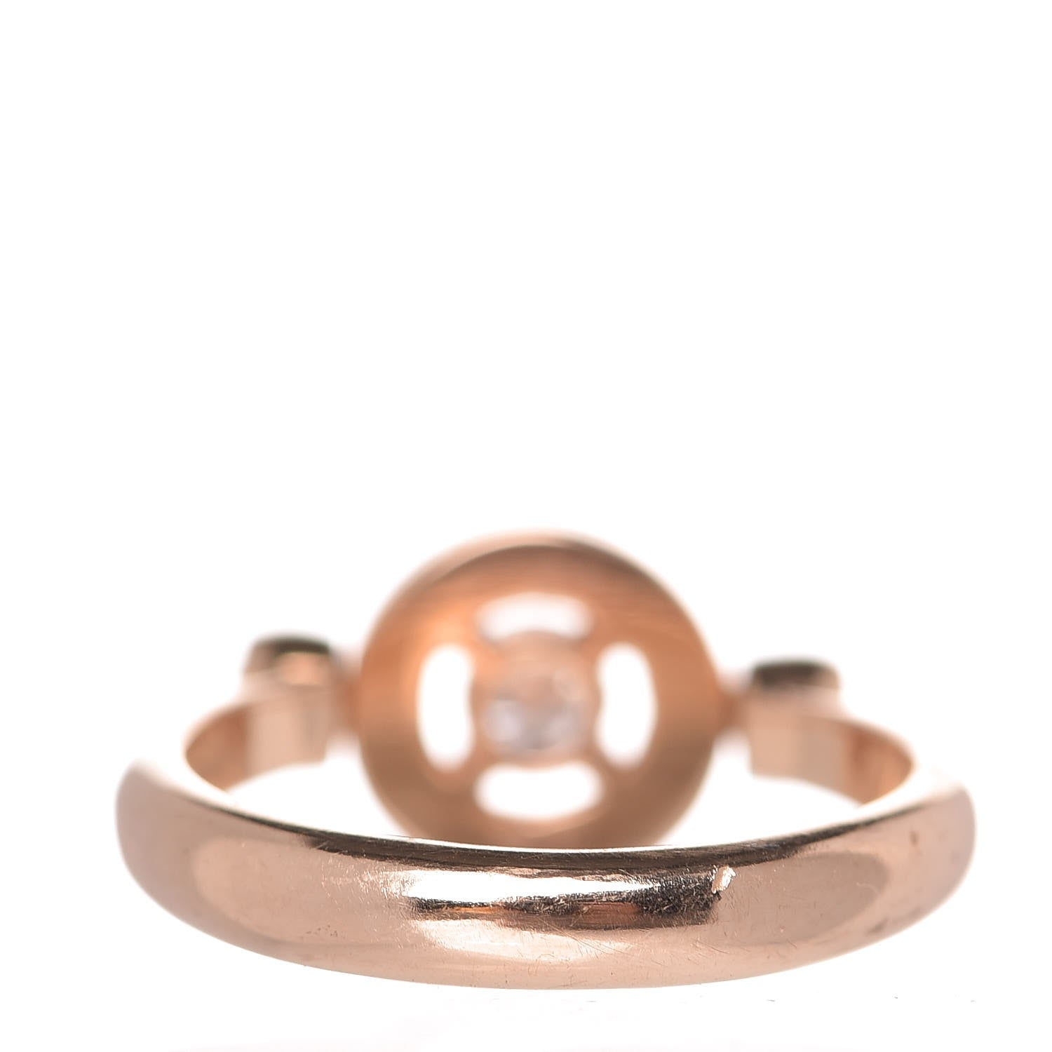 Bulgari 18K Rose Gold Diamond Bvlgari Bvlgari Ring 52 6 4 of 8
