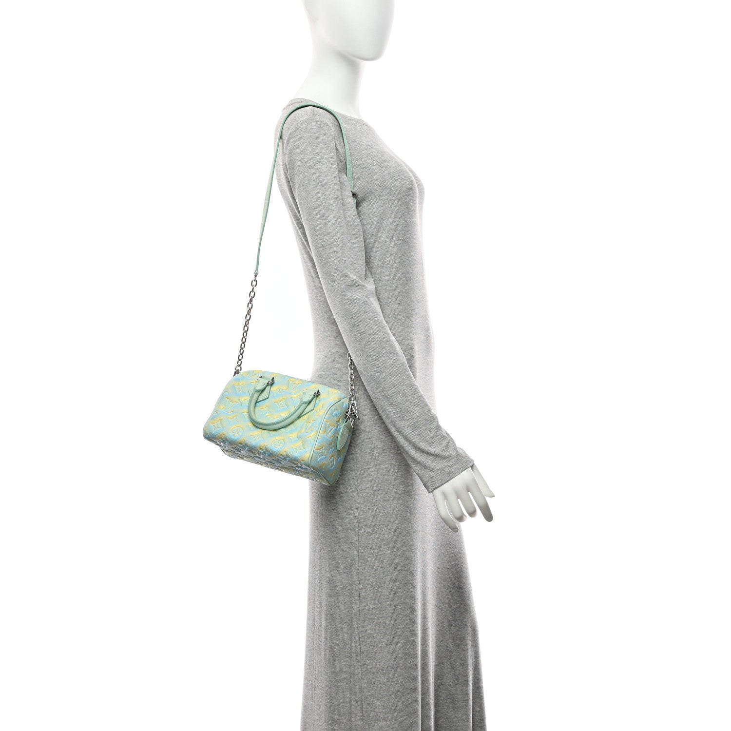 Louis Vuitton Empreinte Monogram Summer Stardust Speedy 20 Water Green 2 of 9