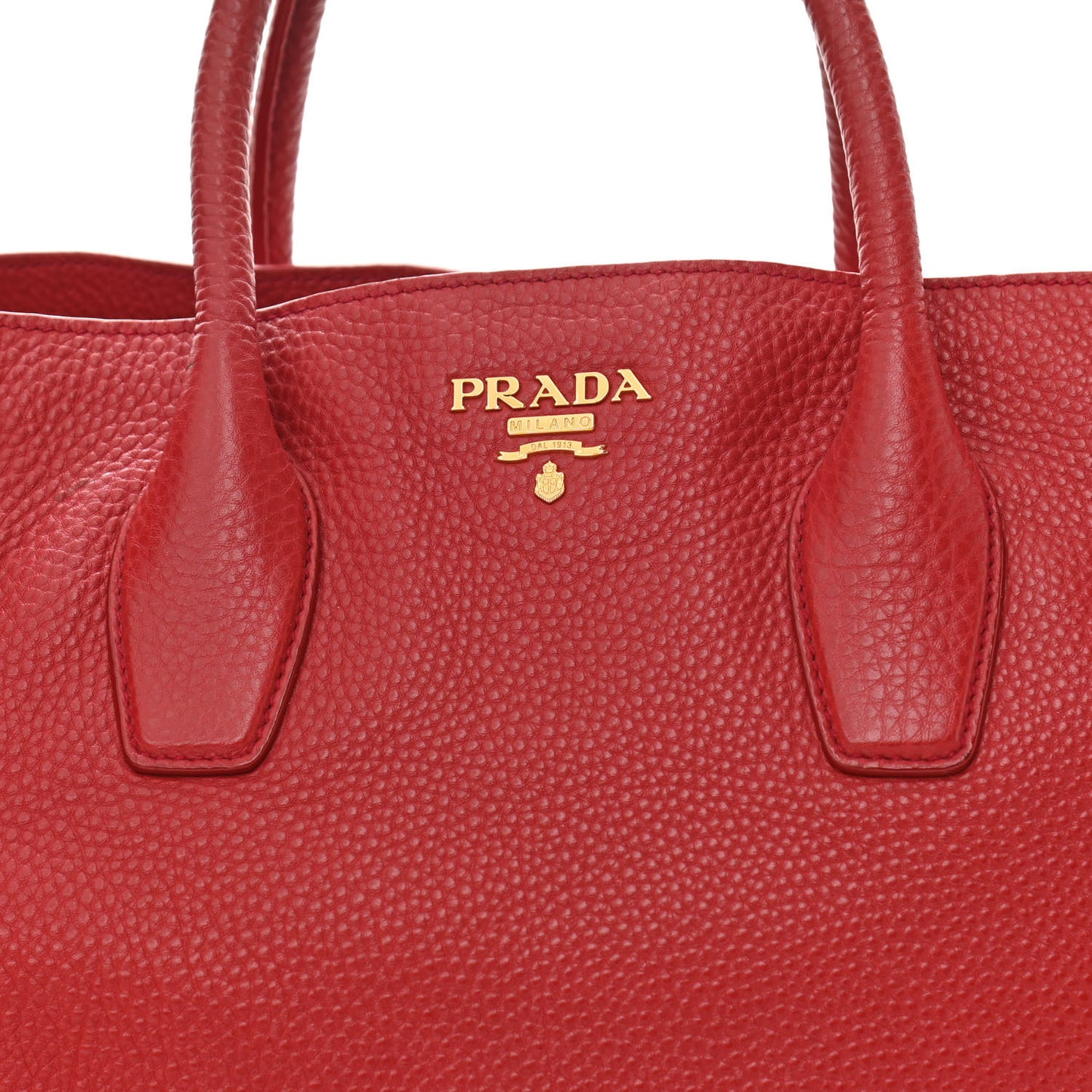 Vitello Daino Tote Rosso