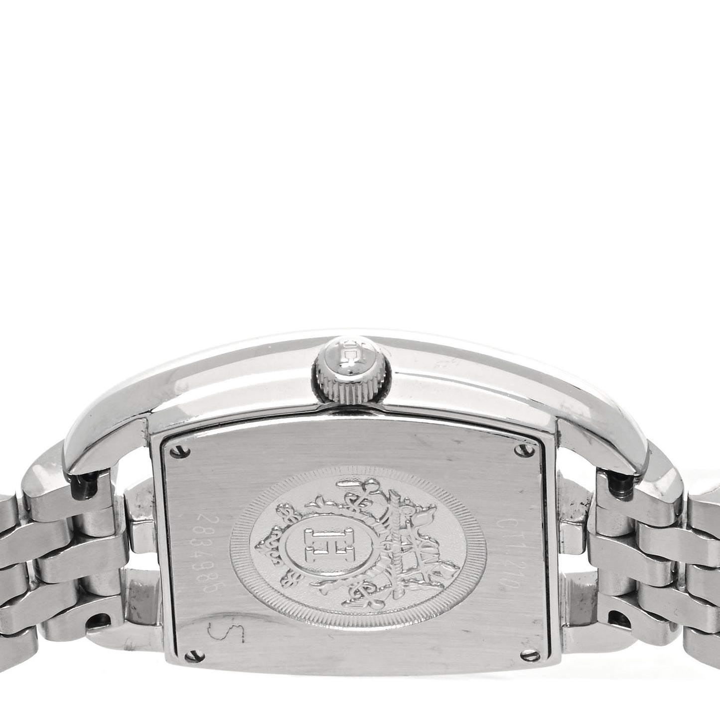 Stainless Steel 26mm Cape Cod Tonneau Quartz Watch Grey