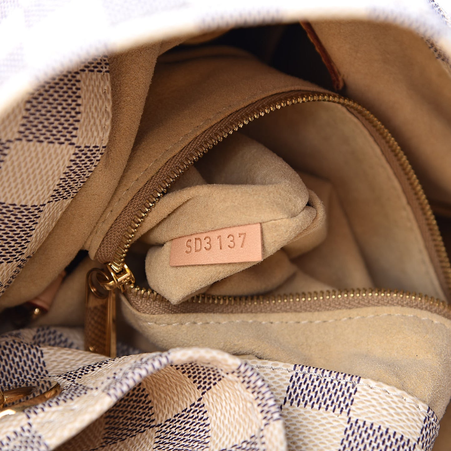Damier Azur Artsy MM