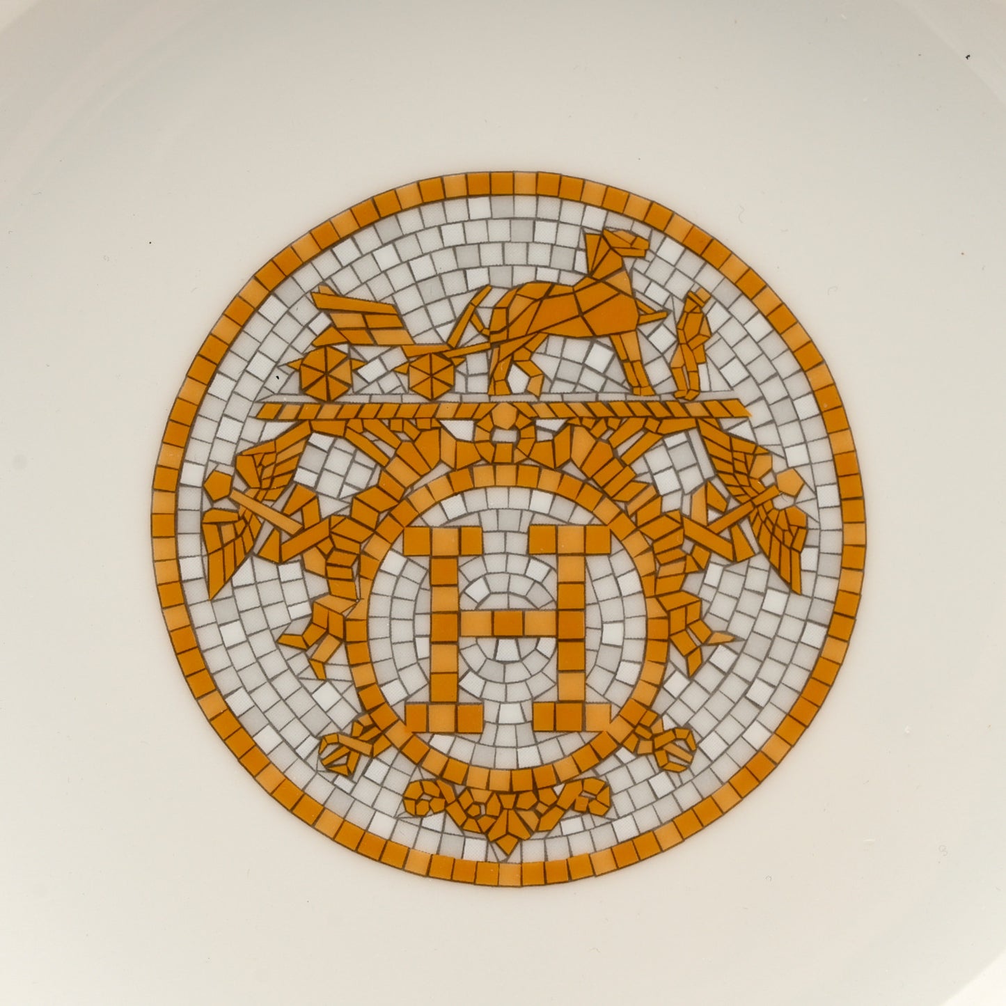 Porcelain Mosaique Au 24 Gold Cereal Bowl Set of 2