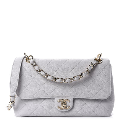 Chanel Caviar Quilted City Walk Flap Light Grey 1 of 11