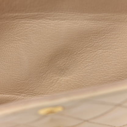 Chanel Lambskin Quilted Small Double Flap Beige 14 of 18