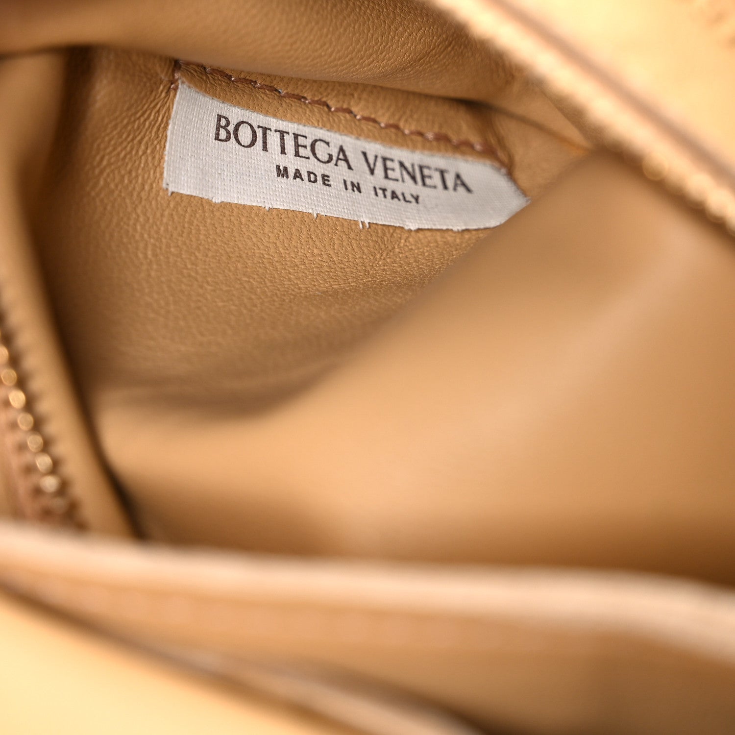Bottega Veneta Lambskin Maxi Intrecciato Cassette Crossbody Bag Almond 7 of 11