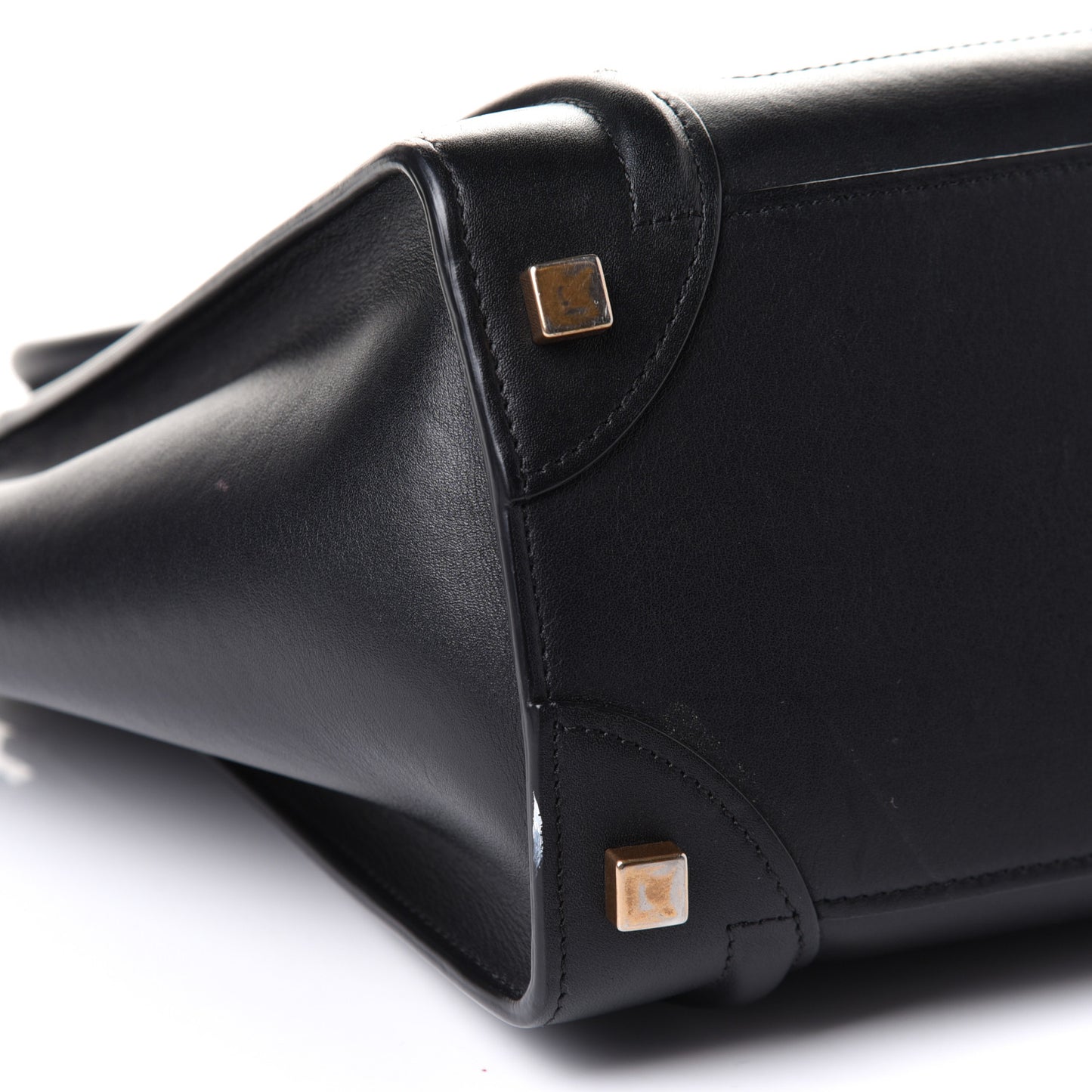 Smooth Calfskin Micro Luggage Black