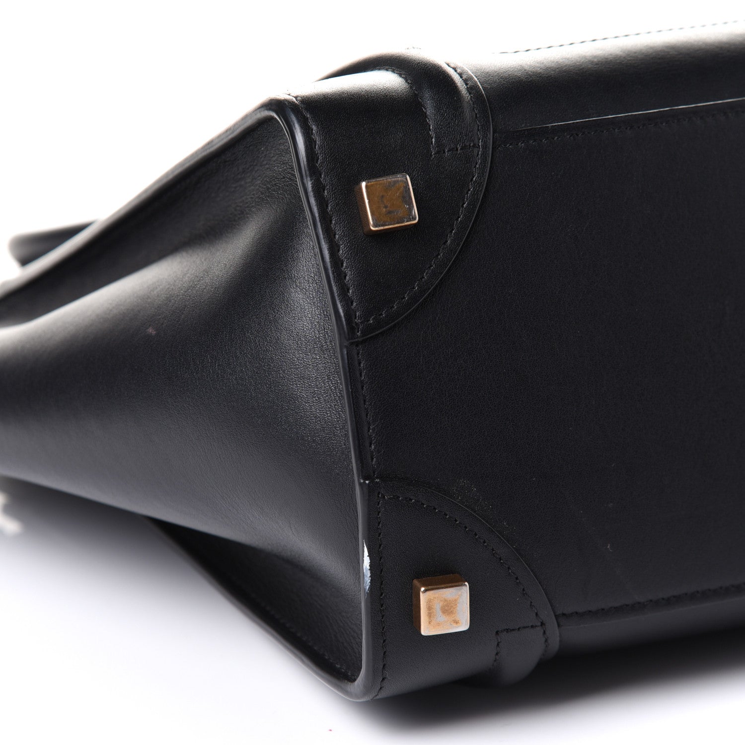 Celine Smooth Calfskin Micro Luggage Black 9 of 10