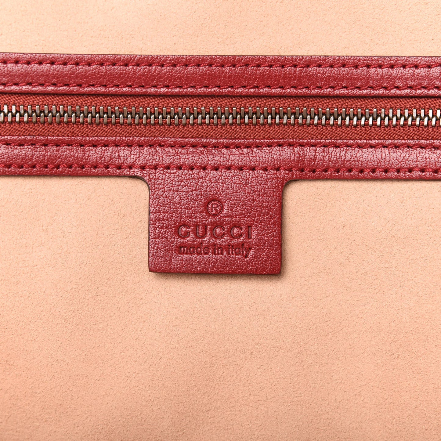 Calfskin Large Re(Belle) Top Handle Bag Red