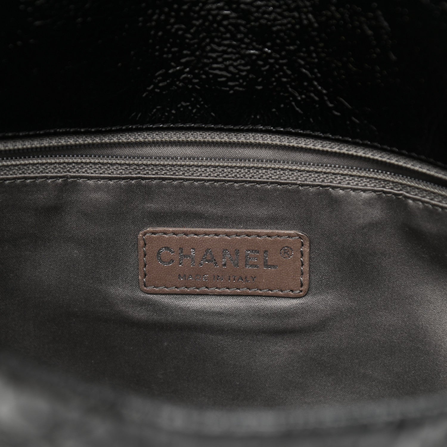 Chanel Vinyl Rock In Moscow Single Flap Black 6 of 10