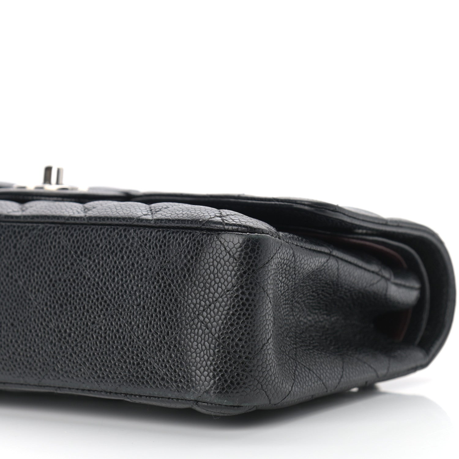 Chanel Caviar Quilted Medium Double Flap Black 9 of 11