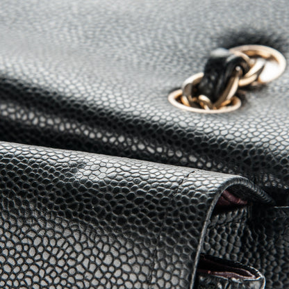 Chanel Caviar Quilted Maxi Double Flap Black 9 of 13