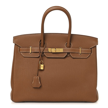 Hermes Togo Birkin 35 Gold 1 of 13