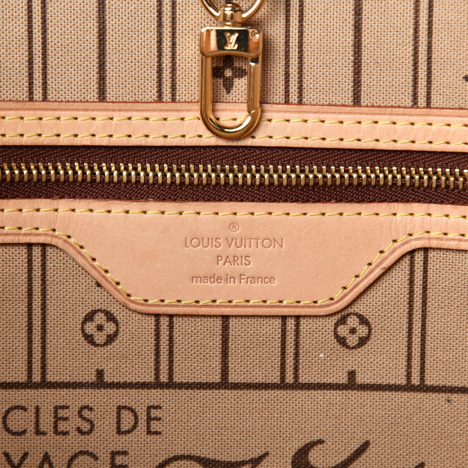 Louis Vuitton Monogram Neverfull MM 9 of 11