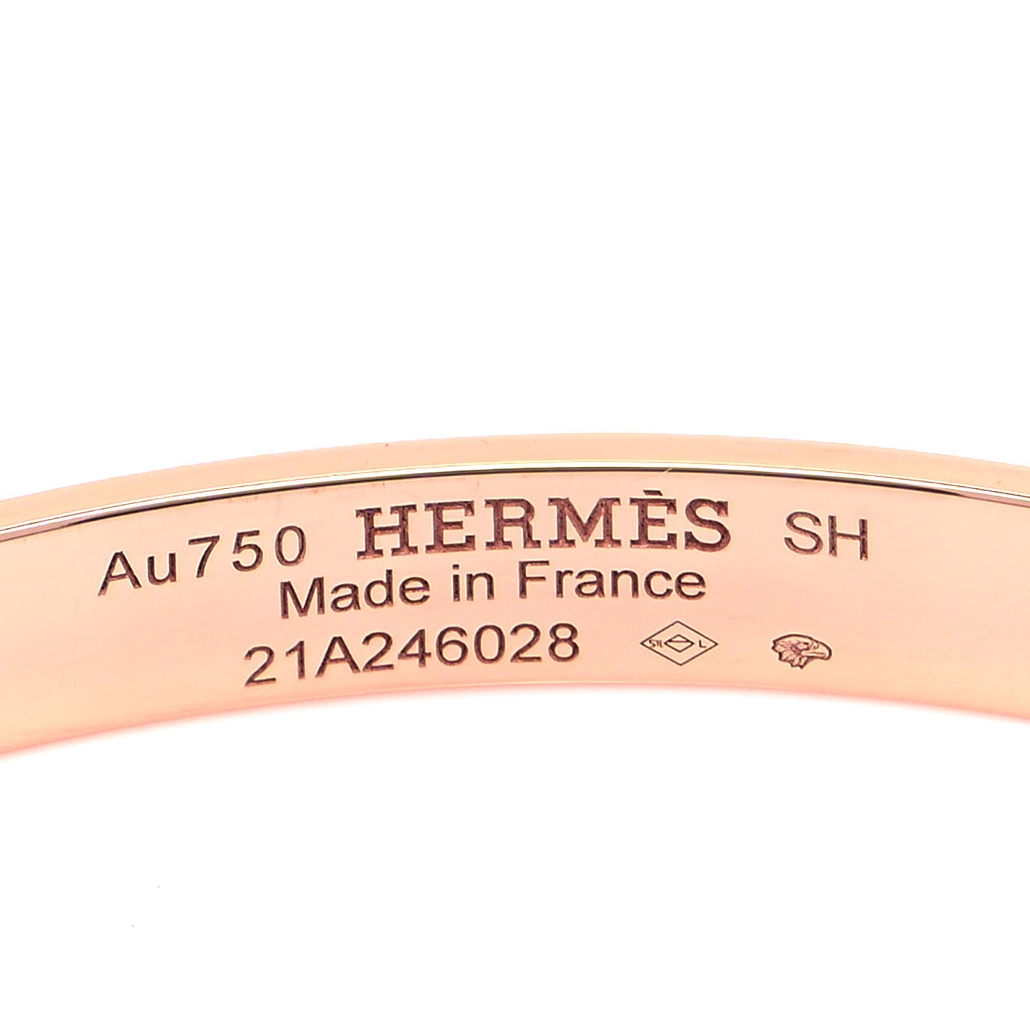 18K Rose Gold PM Collier De Chien Bracelet SH