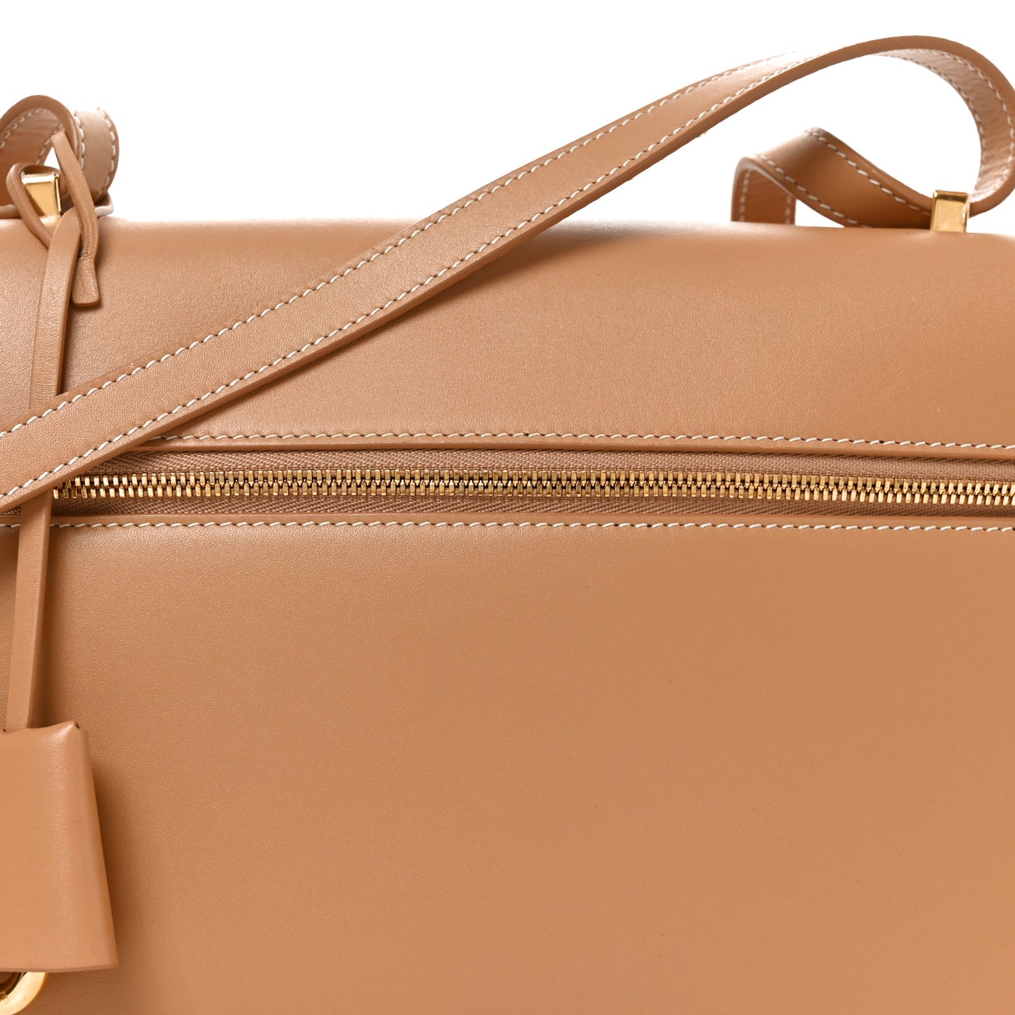 Saddle Calfskin Extra Bag L27 Cream Bignet