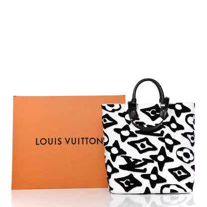 Louis Vuitton X UF Tufted Monogram Tufted Cabas White Black 10 of 10