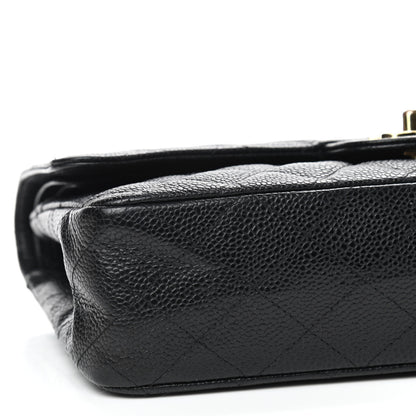 Chanel Caviar Quilted Medium Double Flap Black 6 of 9