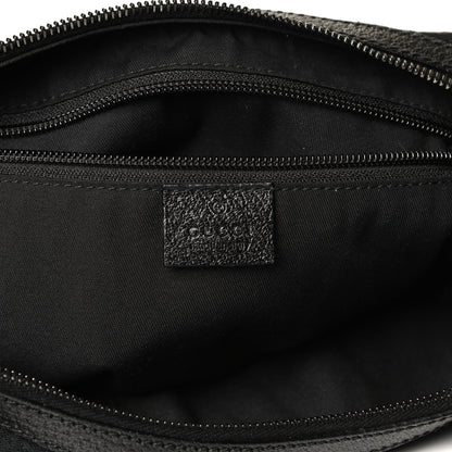 Gucci Monogram Web Medium Half Moon Hobo Black 9 of 16