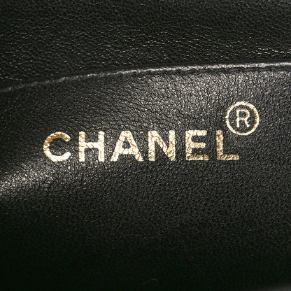 Chanel Caviar Vertical Quilted Jumbo Single Flap Black 5 of 9