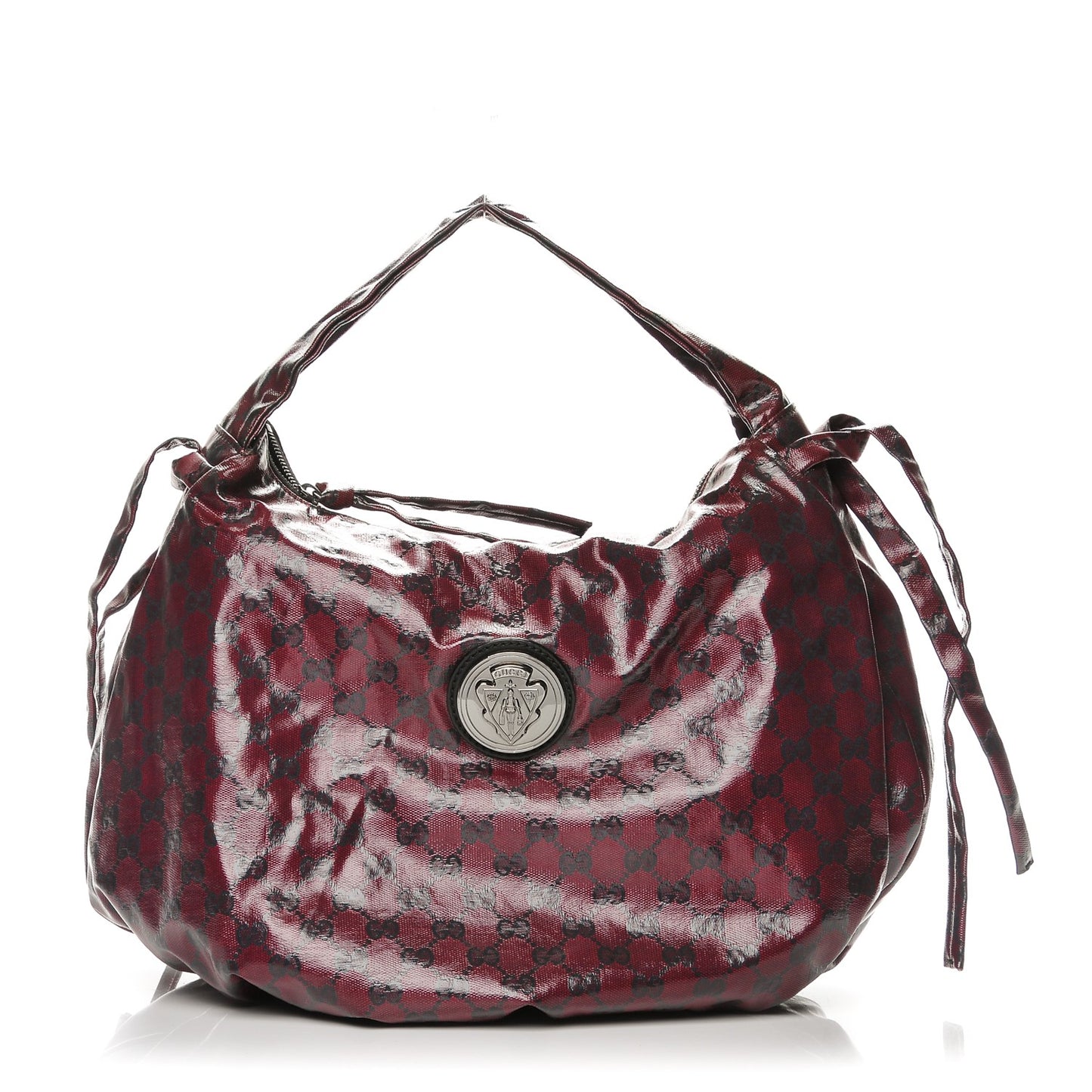 Crystal Monogram Medium Hysteria Hobo Light Cherry Black