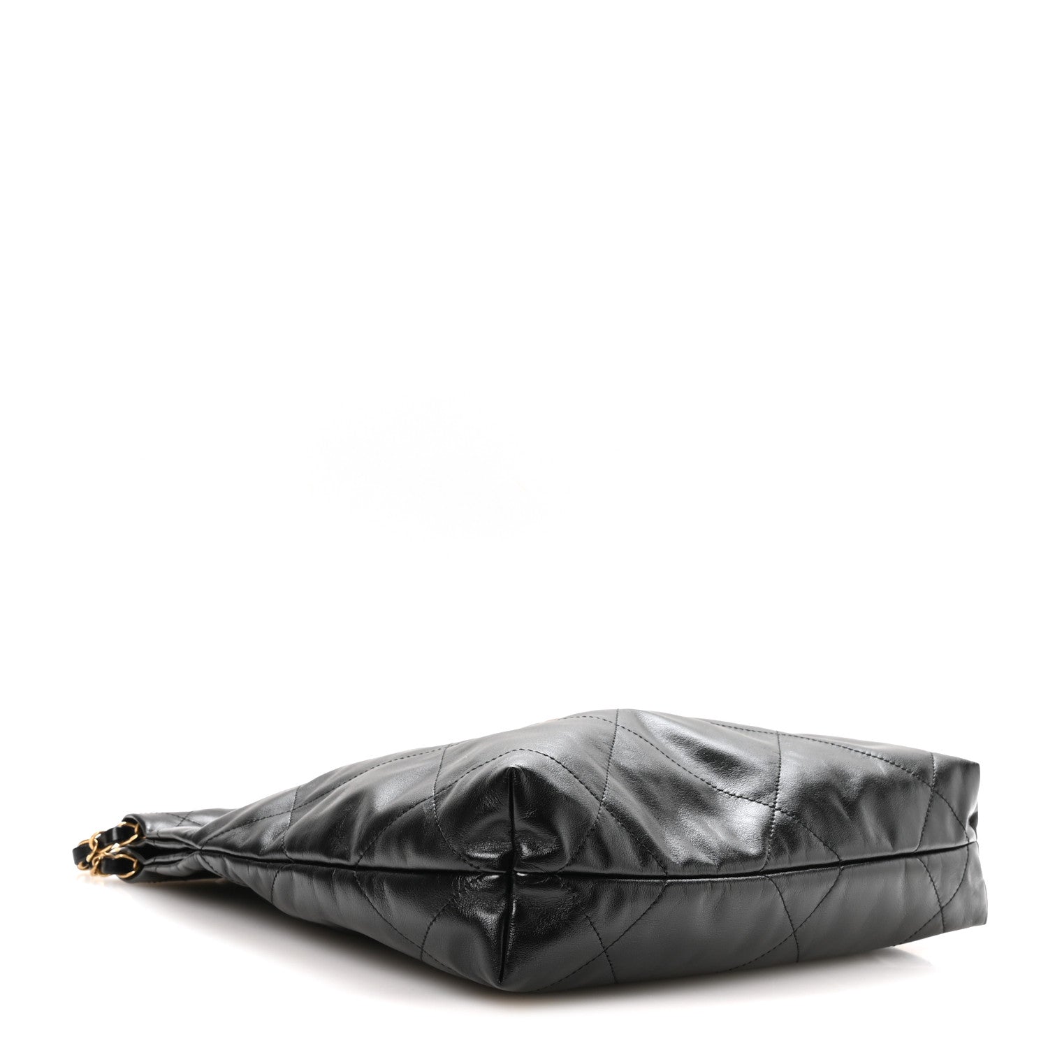 Chanel Shiny Calfskin Quilted Small Chanel 22 Black 5 of 11