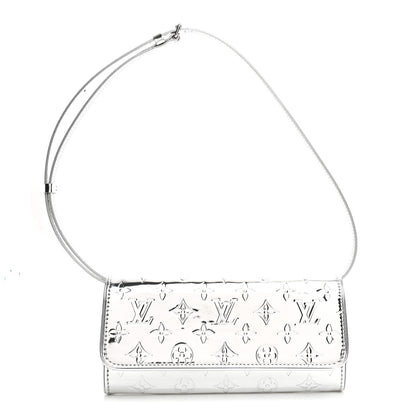 Louis Vuitton Monogram Miroir Pochette Twin Silver 1 of 9