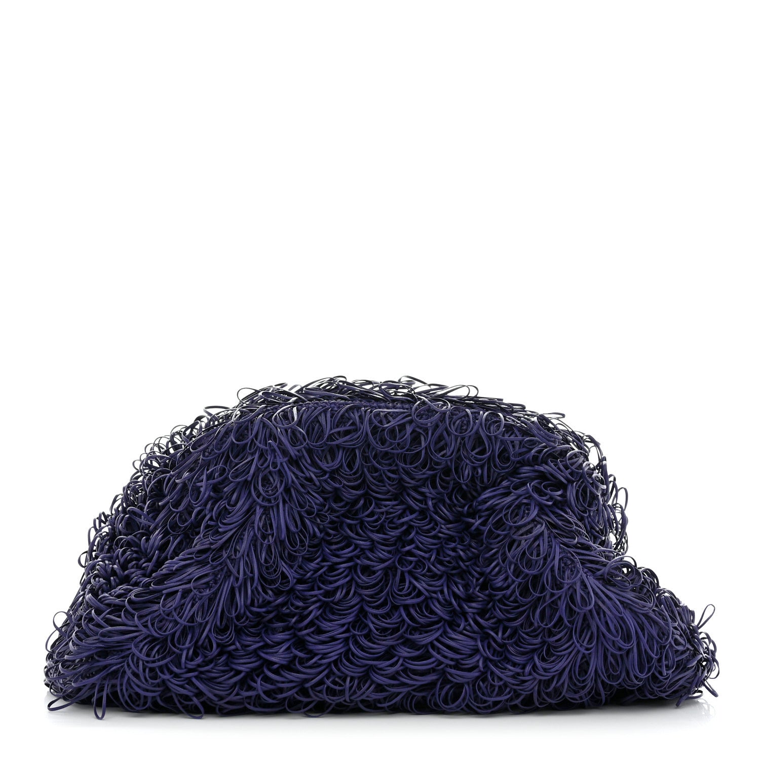 Bottega Veneta Lambskin The Sponge Pouch Clutch Purple 1 of 6