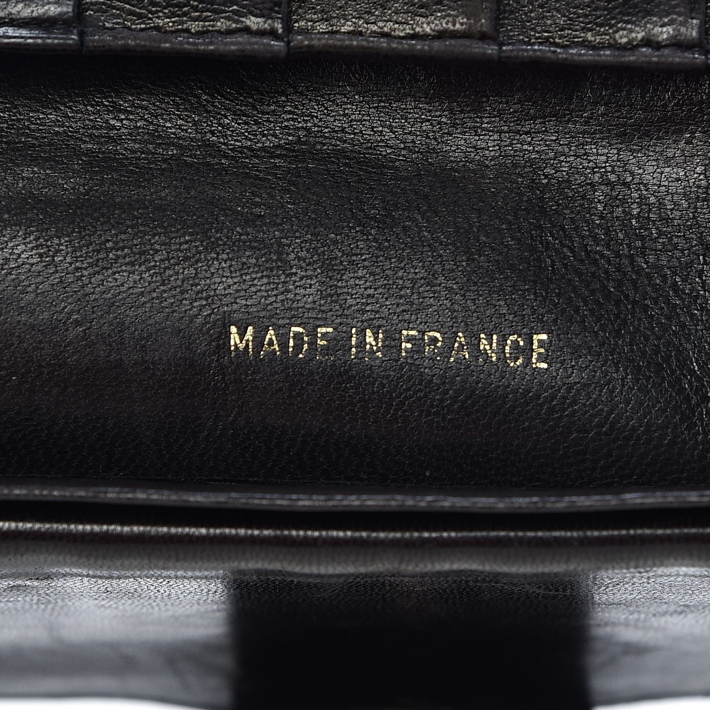 Lambskin Diamond Stitched French Wallet Black