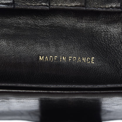 Chanel Lambskin Diamond Stitched French Wallet Black 7 of 19