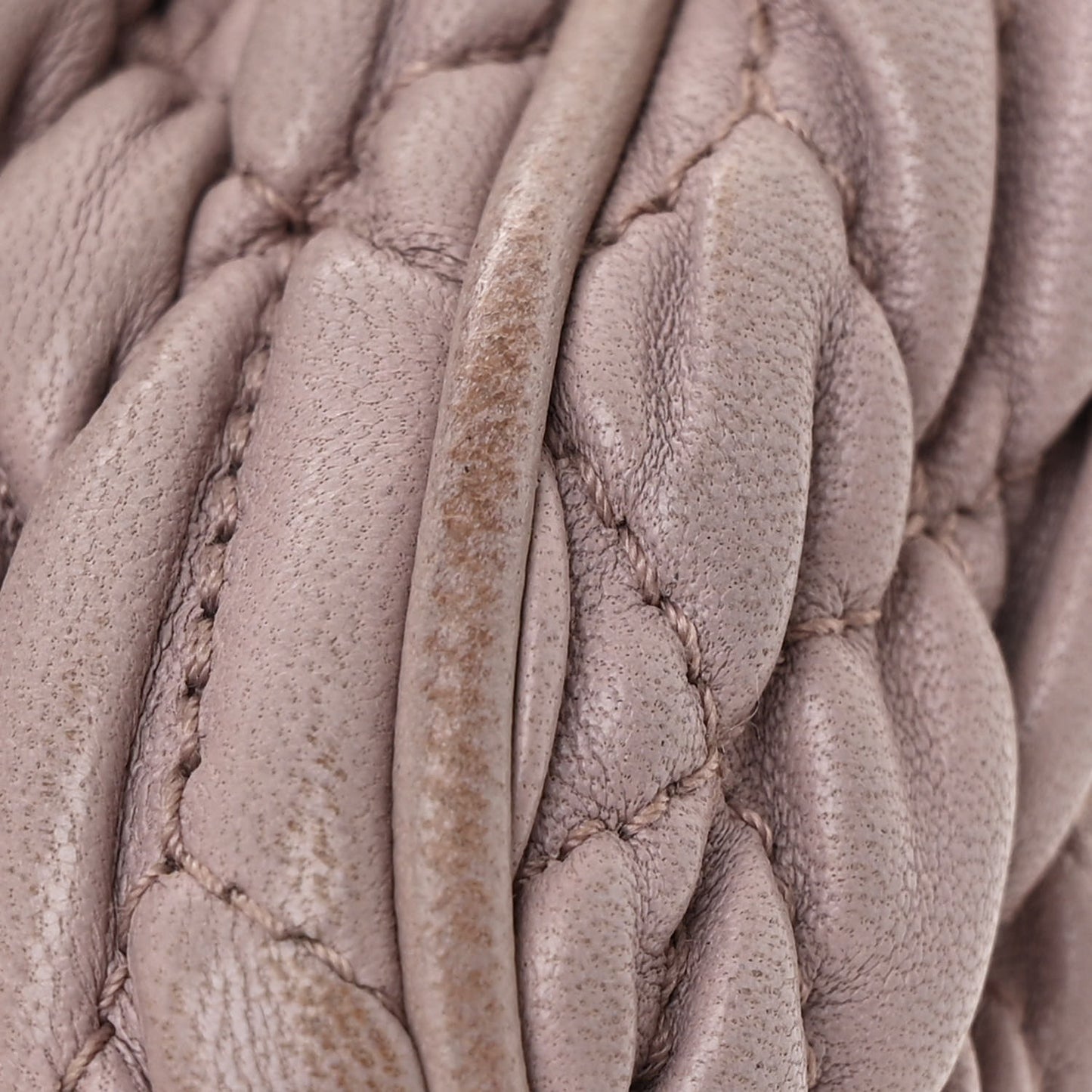 Nappa Matelasse Crystal Clutch  Mughetto