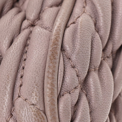 Miu Miu Nappa Matelasse Crystal Clutch  Mughetto 12 of 14