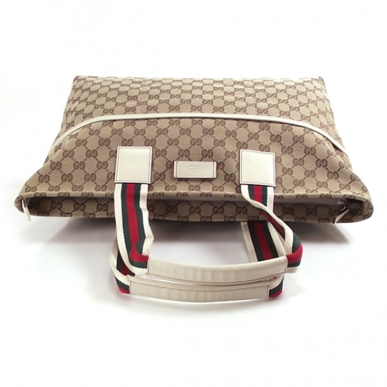 Monogram Web Large Diaper Tote