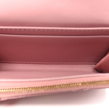 Christian Dior Lambskin Cannage Miss Dior Glycine Wallet Pink 5 of 7