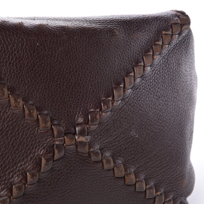 Bottega Veneta Washed Cervo Deerskin Loop Hobo Bag Ebano 9 of 13