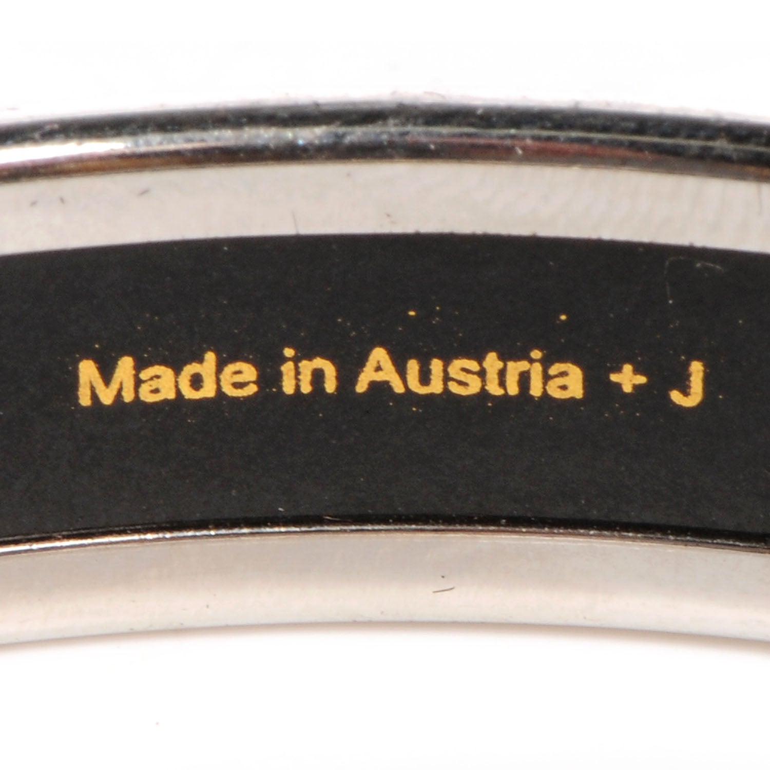 Hermes Enamel Narrow Printed Bracelet 70 5 of 6