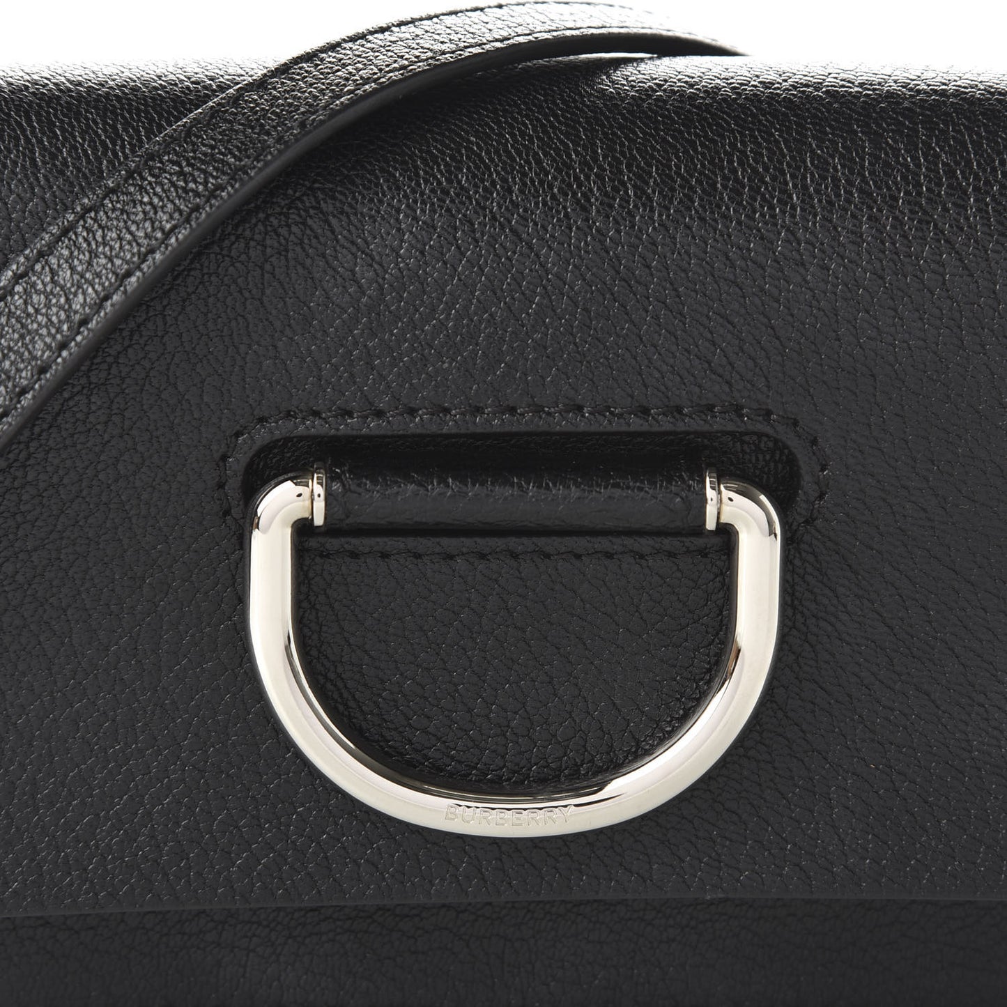 Goatskin Mini D-Ring Bag Black